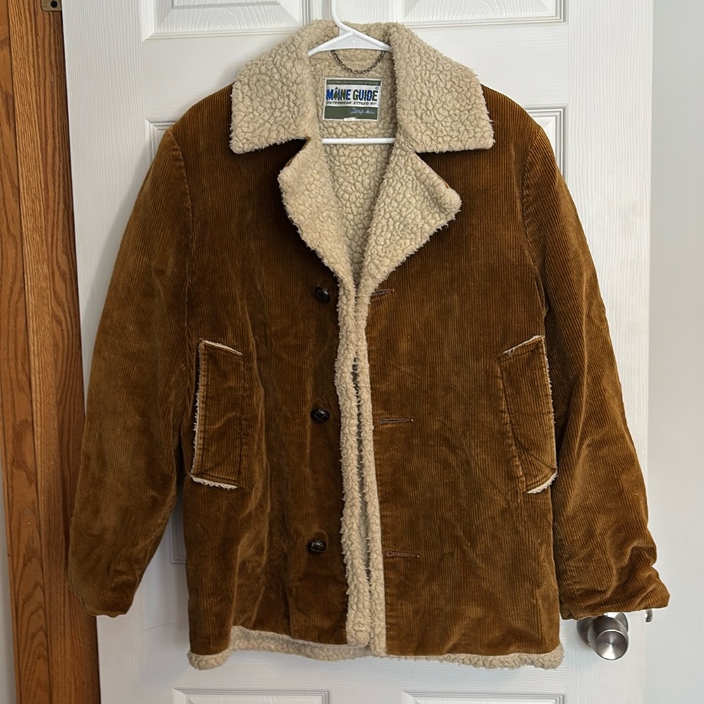 Vintage Corduroy and Sherpa Jacket